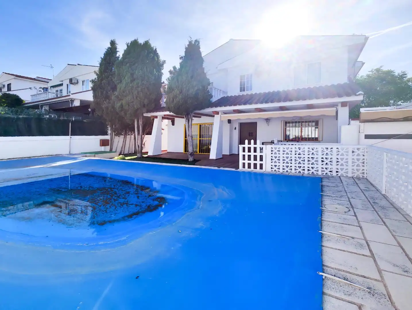 Piscina de Casa o chalet en venta en Puertollano con Aire acondicionado, Calefacción y Jardín privado