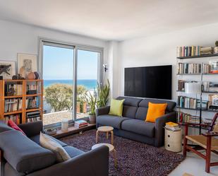 Living room of Attic for sale in Sant Pere de Ribes  with Air Conditioner, Terrace and Balcony