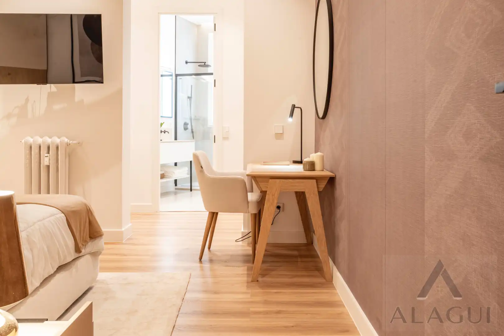 Schlafzimmer von Wohnung zum Verkauf in Madrid mit Klimaanlage, Heizung und Möbliert
