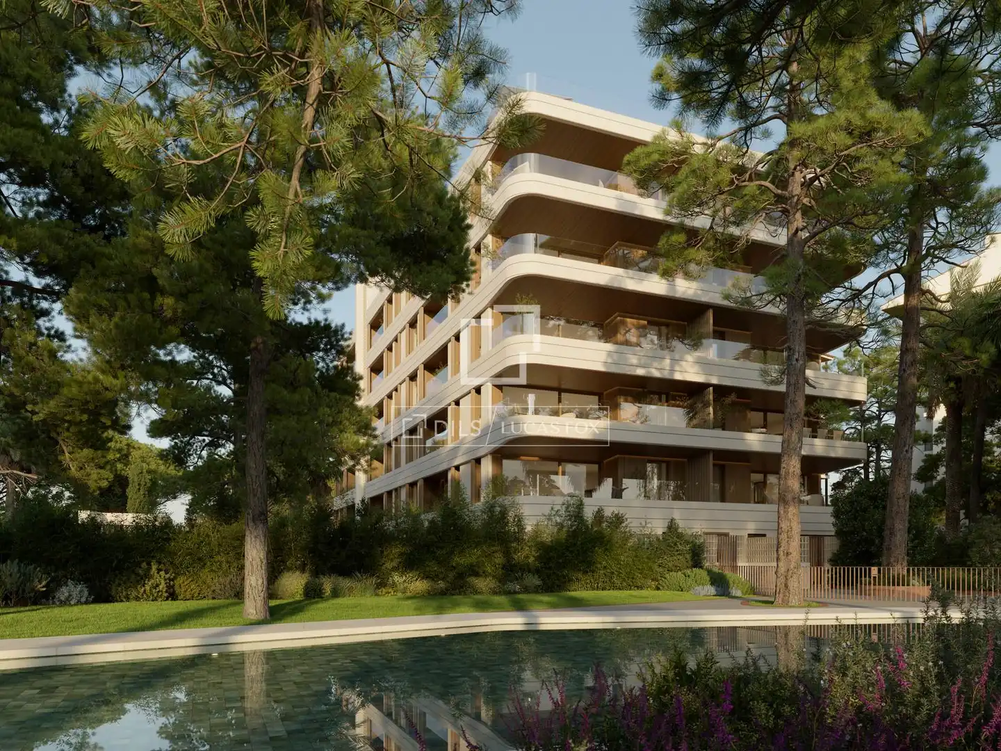 Vista exterior de Pis en venda en Benicasim / Benicàssim amb Aire condicionat, Jardí privat i Terrassa