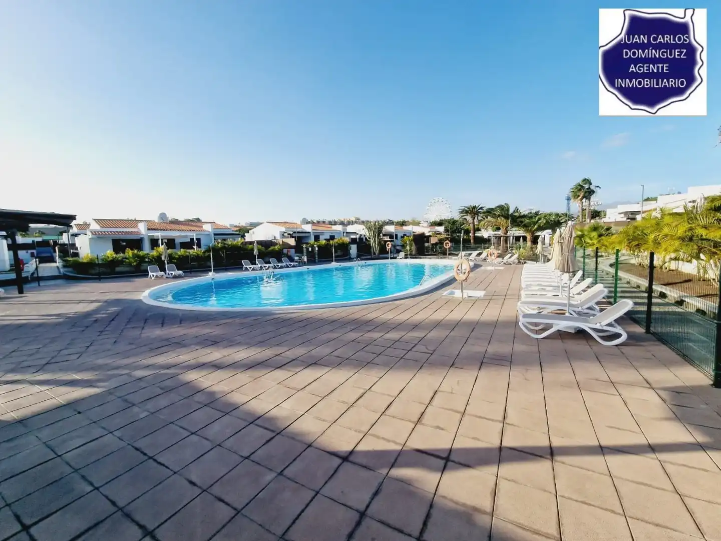 Schwimmbecken von Haus oder Chalet zur Miete in San Bartolomé de Tirajana mit Privatgarten, Terrasse und Möbliert