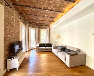 Sala d'estar de Pis de lloguer en  Barcelona Capital amb Aire condicionat, Calefacció i Terrassa