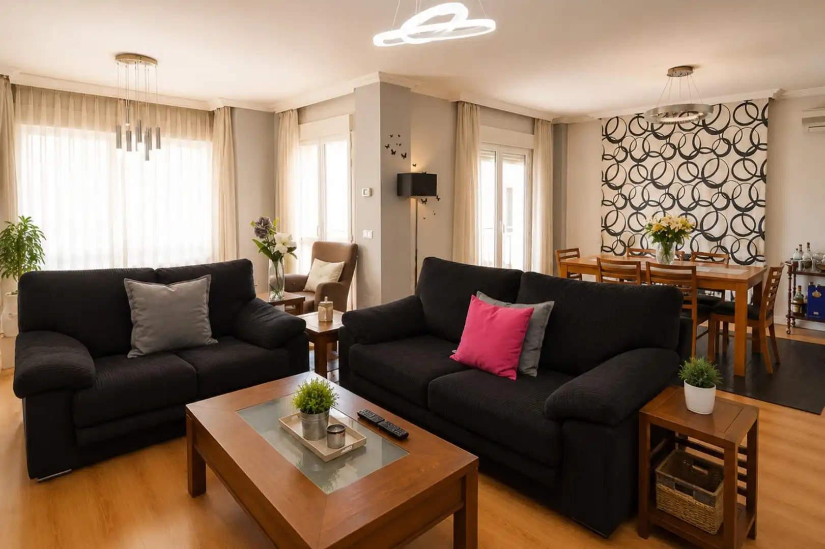Living room of Detached homes for sale in Griñón  with Heating, Private garden and Terrace