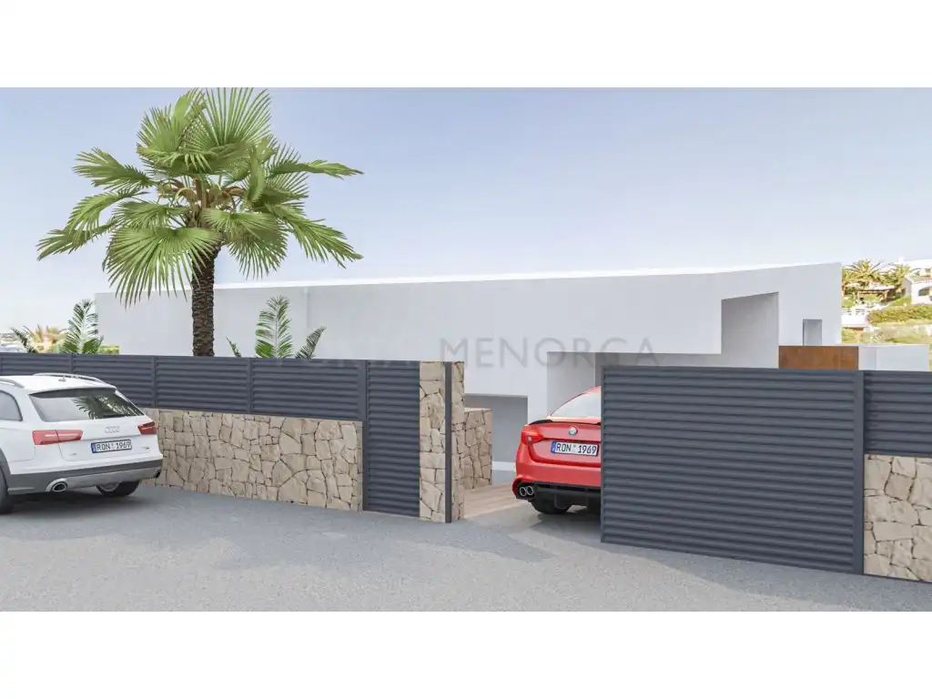 Vista exterior de Casa o xalet en venda en Maó - Mahón amb Piscina