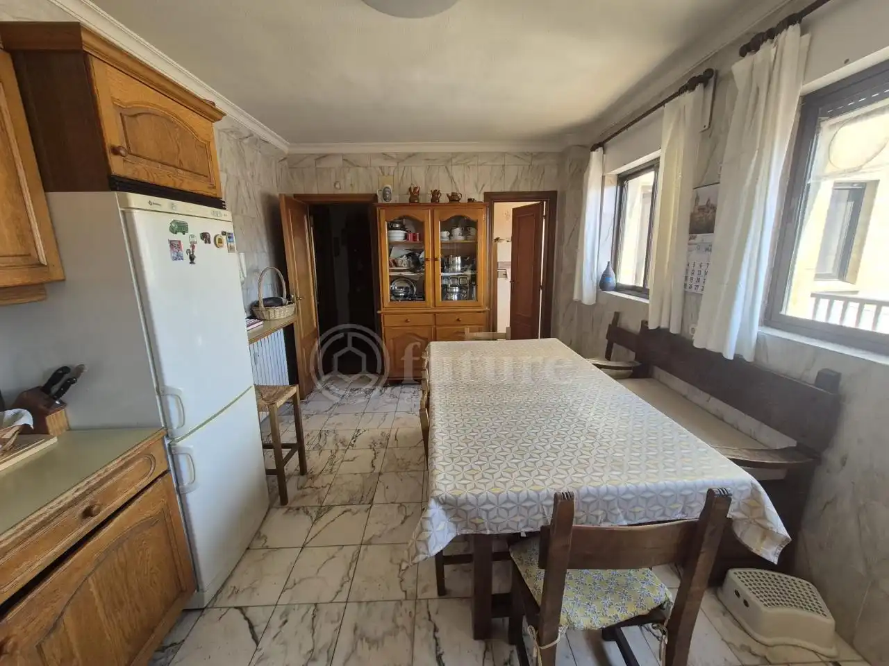 Kitchen of Flat for sale in Salamanca  with Heating, Terrace and Furnished