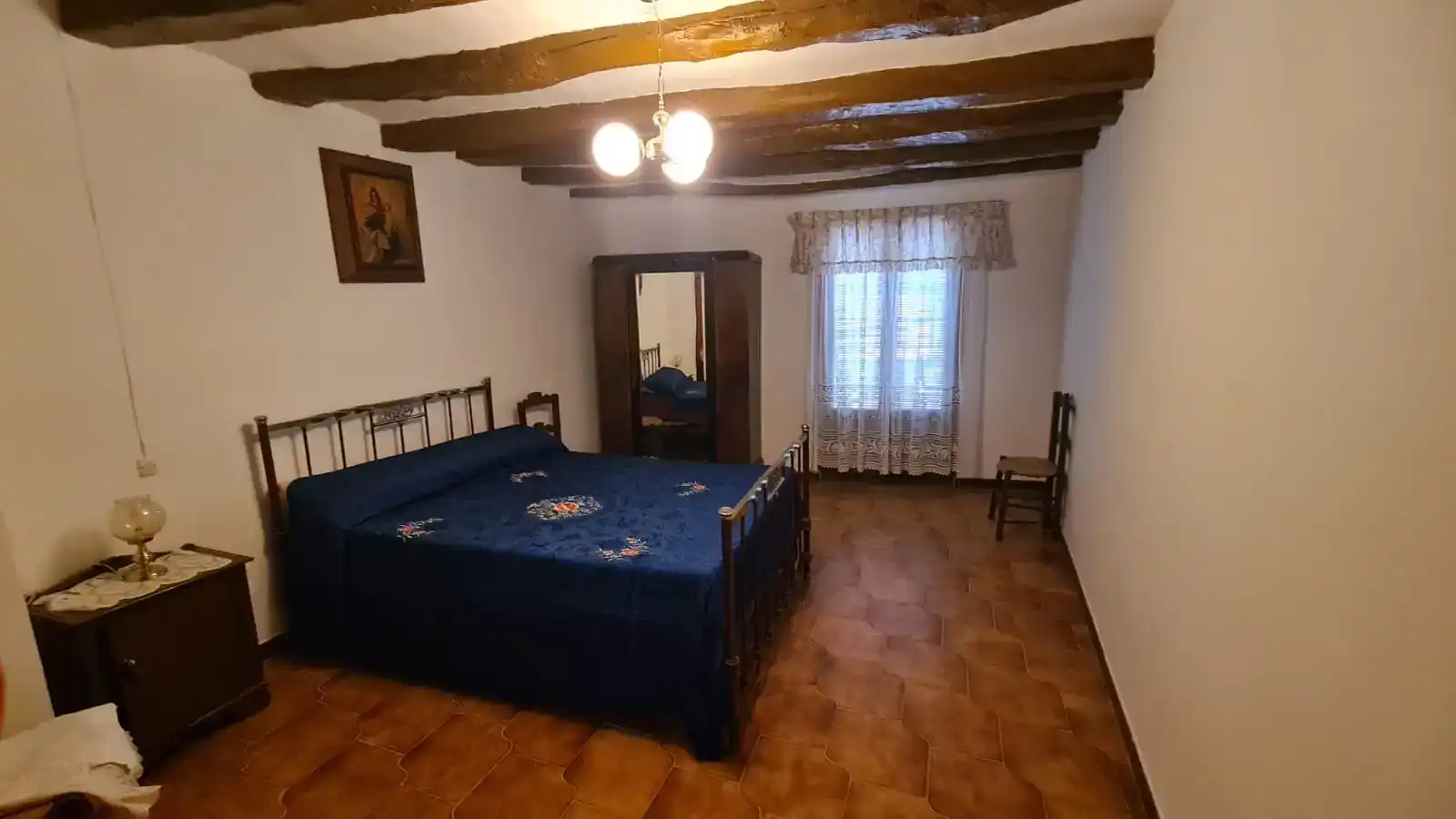 Sala d'estar de Finca rústica en venda en Aranda de Moncayo amb Moblat