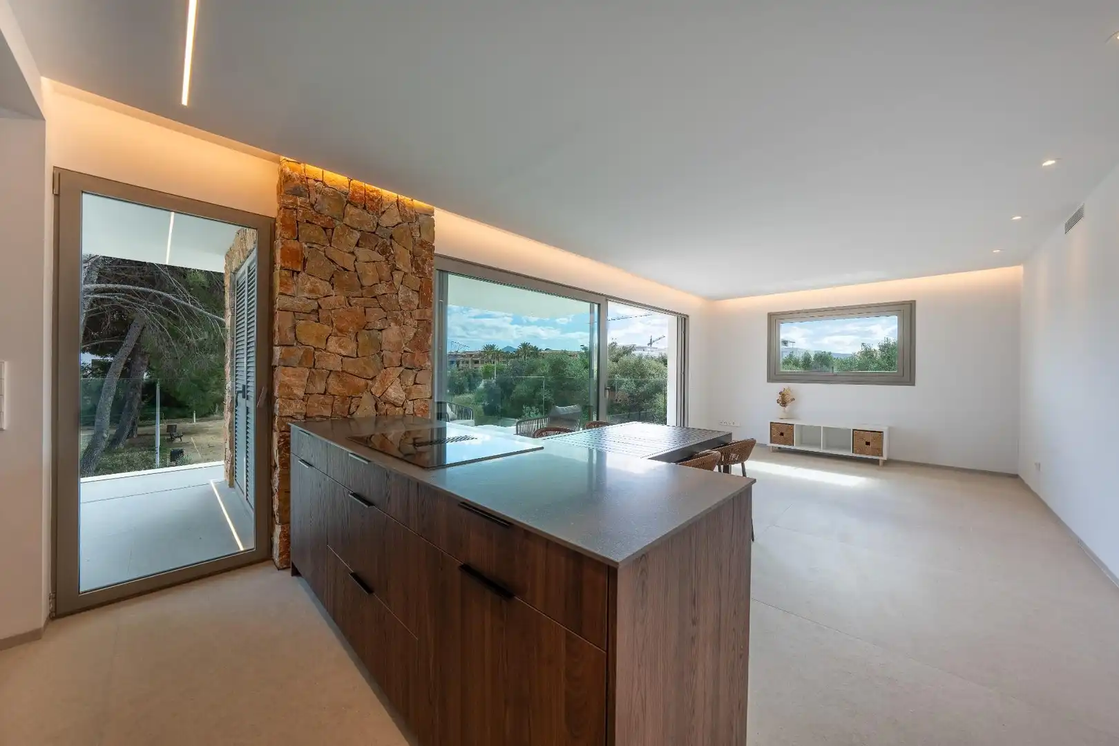 Cocina de Apartamento de alquiler en Jávea / Xàbia con Aire acondicionado, Calefacción y Terraza