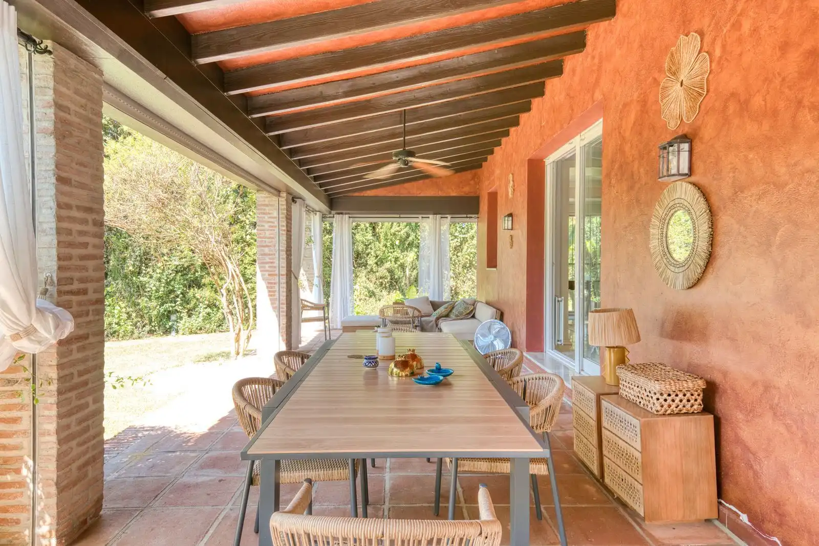 Terrace of Houses for rent in Marbella  with Air Conditioner, Private garden and Swimming Pool