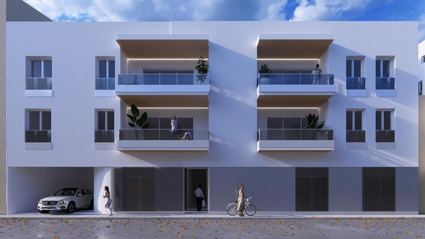 Exterior view of Flat for sale in Silla  with Air Conditioner, Terrace and Swimming Pool