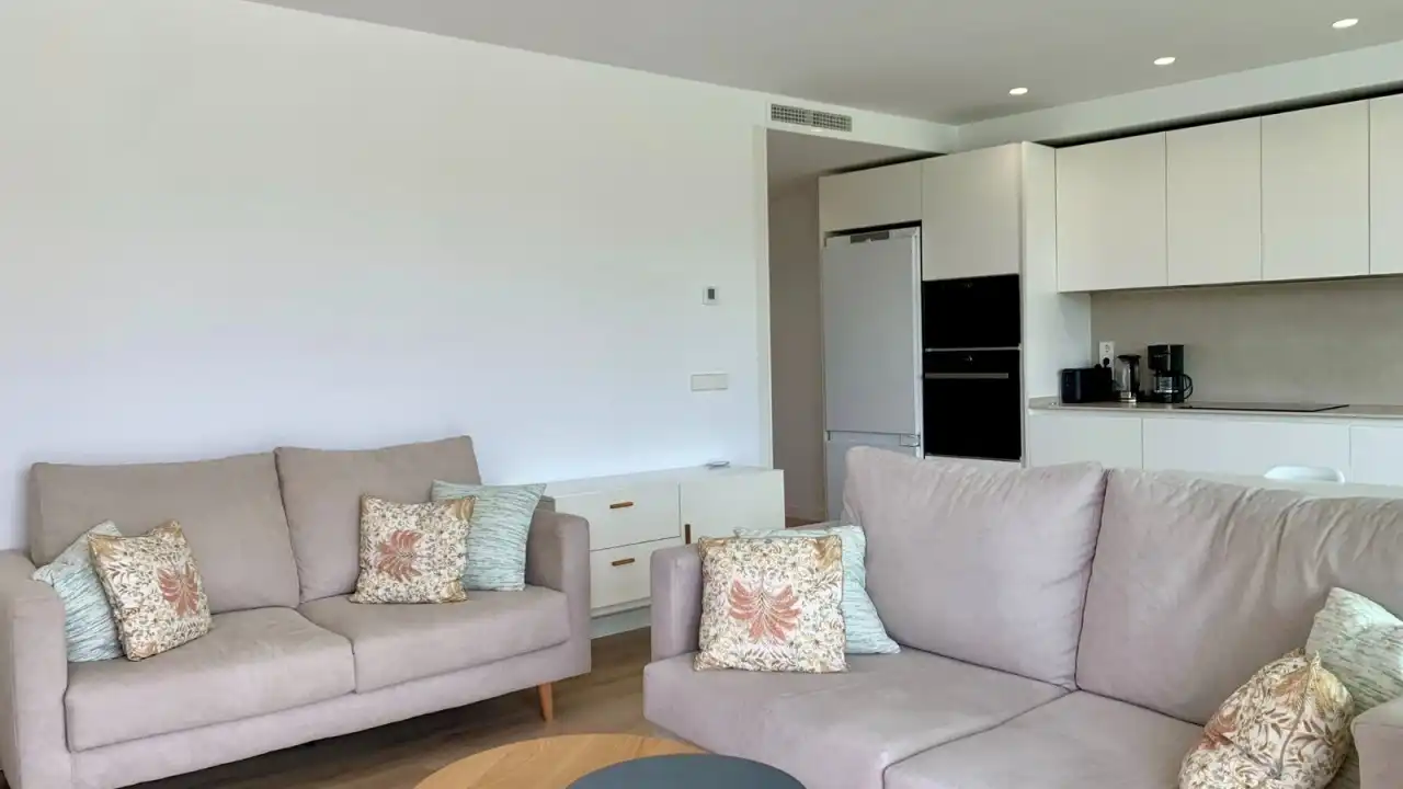 Sala de estar de Piso en venta en Monforte del Cid con Aire acondicionado, Calefacción y Terraza