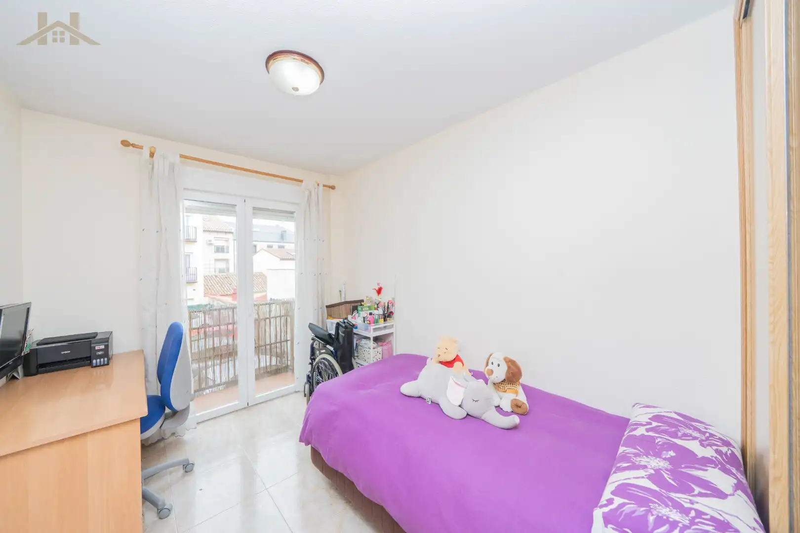 Schlafzimmer von Wohnung zum Verkauf in El Escorial mit Heizung, Parkett und Terrasse