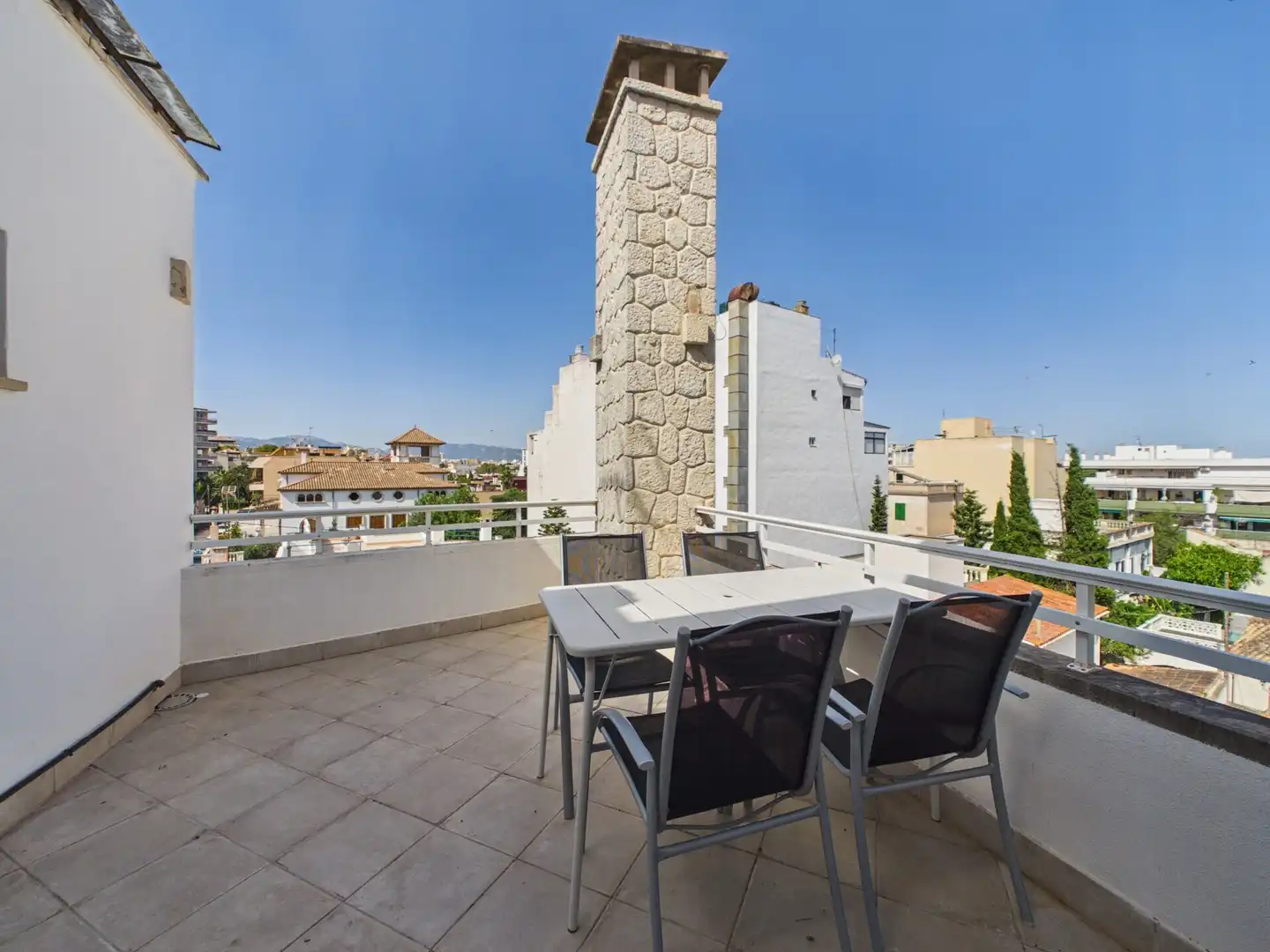 Terrassa de Apartament de lloguer en  Palma de Mallorca amb Aire condicionat