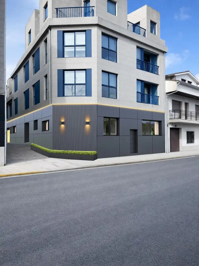 Exterior view of Flat for sale in Vilanova de Arousa  with Heating