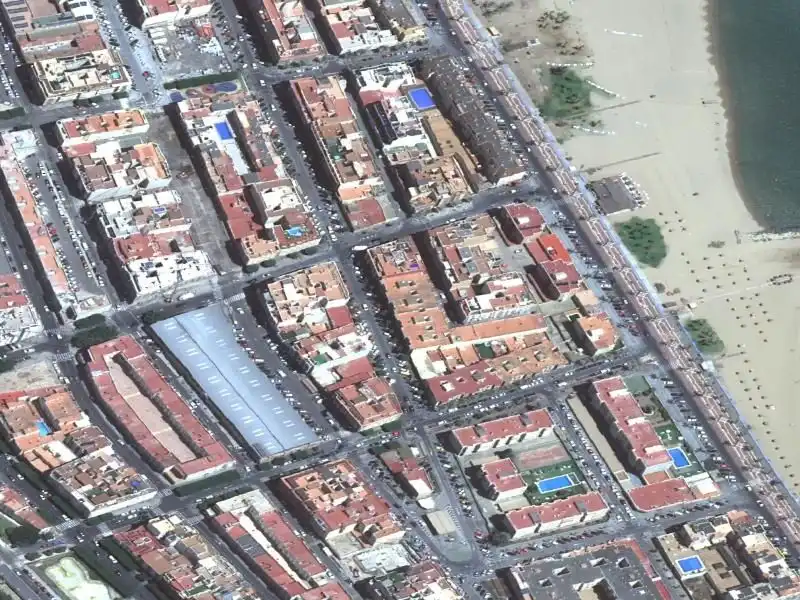 Vista exterior de Piso en venta en Melilla