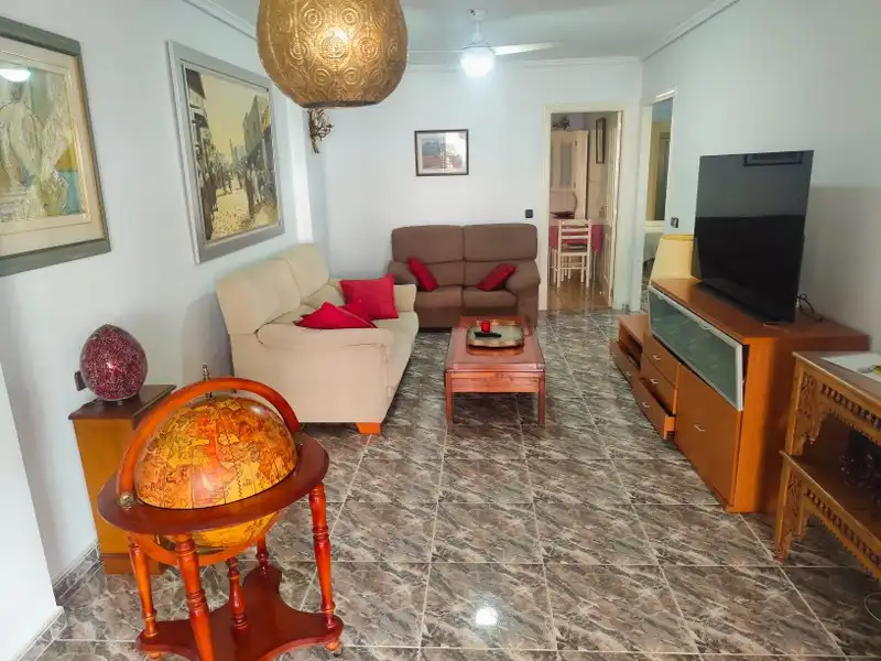 Sala de estar de Apartamento en venta en Cullera con Terraza, Trastero y Horno