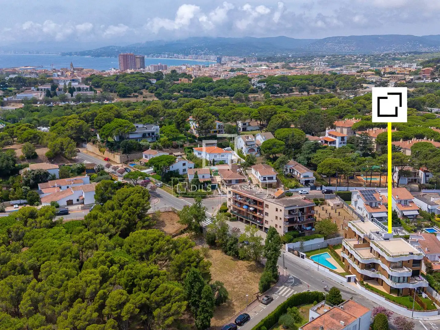 Vista exterior de Piso en venta en Palamós con Aire acondicionado, Calefacción y Jardín privado