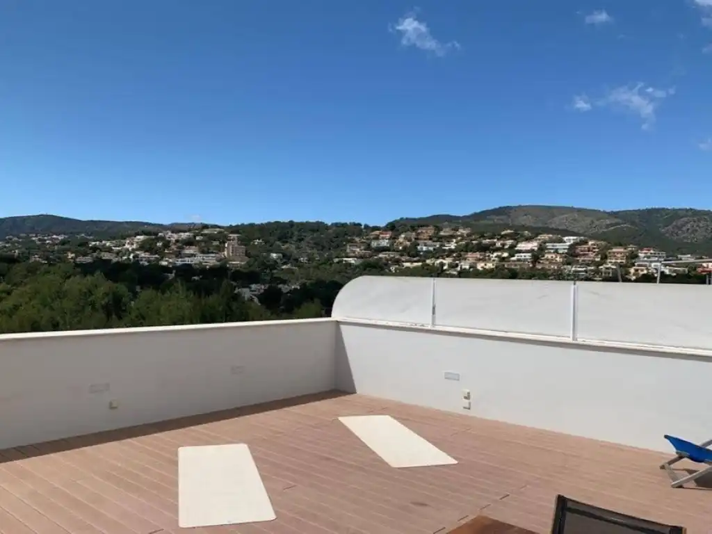 Terraza de Apartamento de alquiler en Calvià con Aire acondicionado, Jardín privado y Terraza
