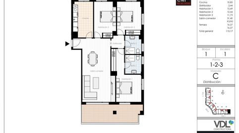 Edificio Terrace Curve en la Lastra