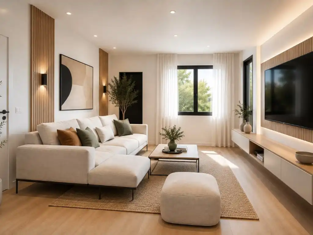 Sala de estar de Casa o chalet en venta en Font-rubí con Aire acondicionado, Jardín privado y Terraza