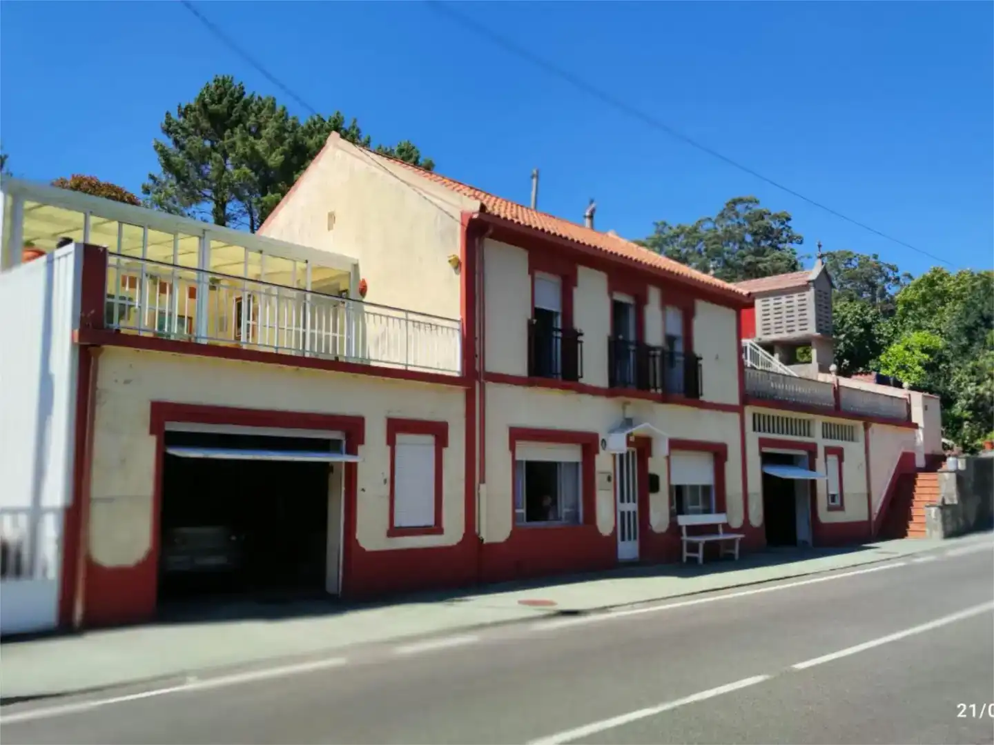 Vista exterior de Casa o chalet en venta en Ponteceso con Balcón