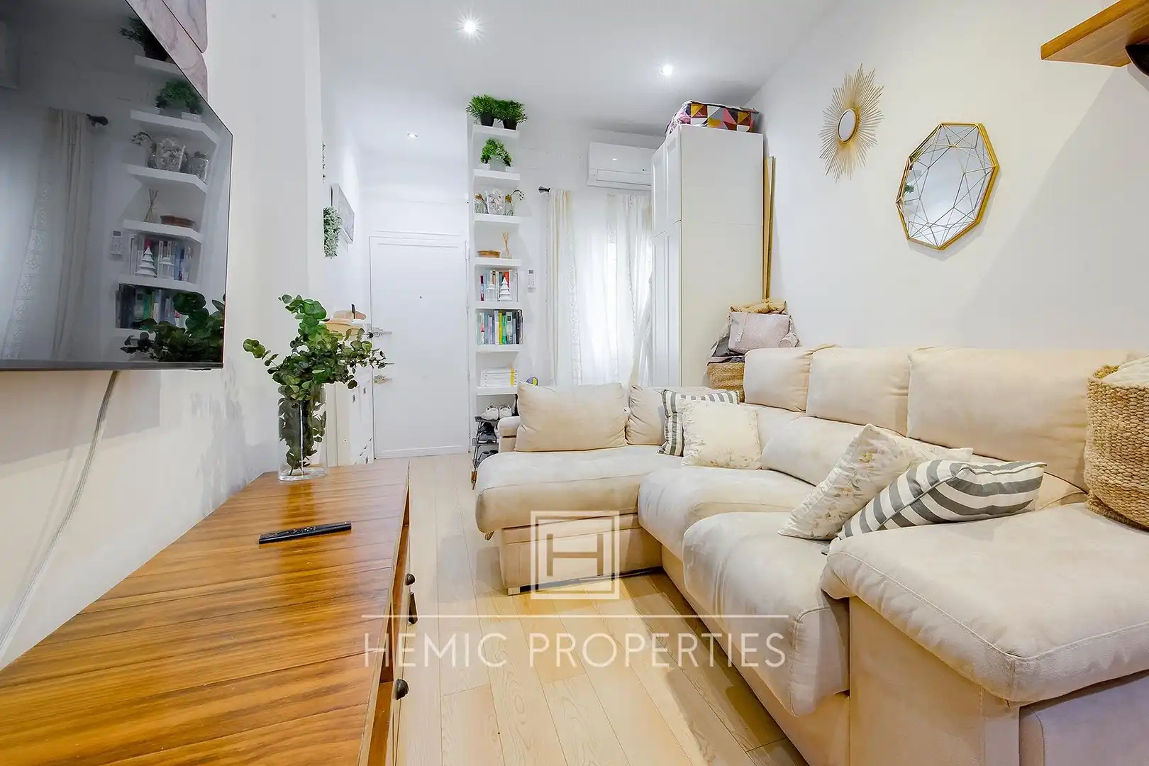 Sala de estar de Apartamento en venta en Madrid con Aire acondicionado, Calefacción y Parquet