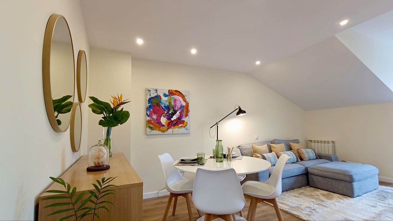 Sala de estar de Ático de alquiler en El Astillero   con Calefacción, Terraza y Amueblado