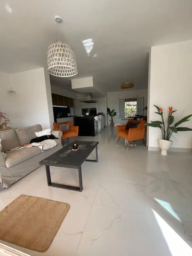 Sala de estar de Casa adosada en venta en Cuevas del Almanzora con Aire acondicionado, Terraza y Amueblado