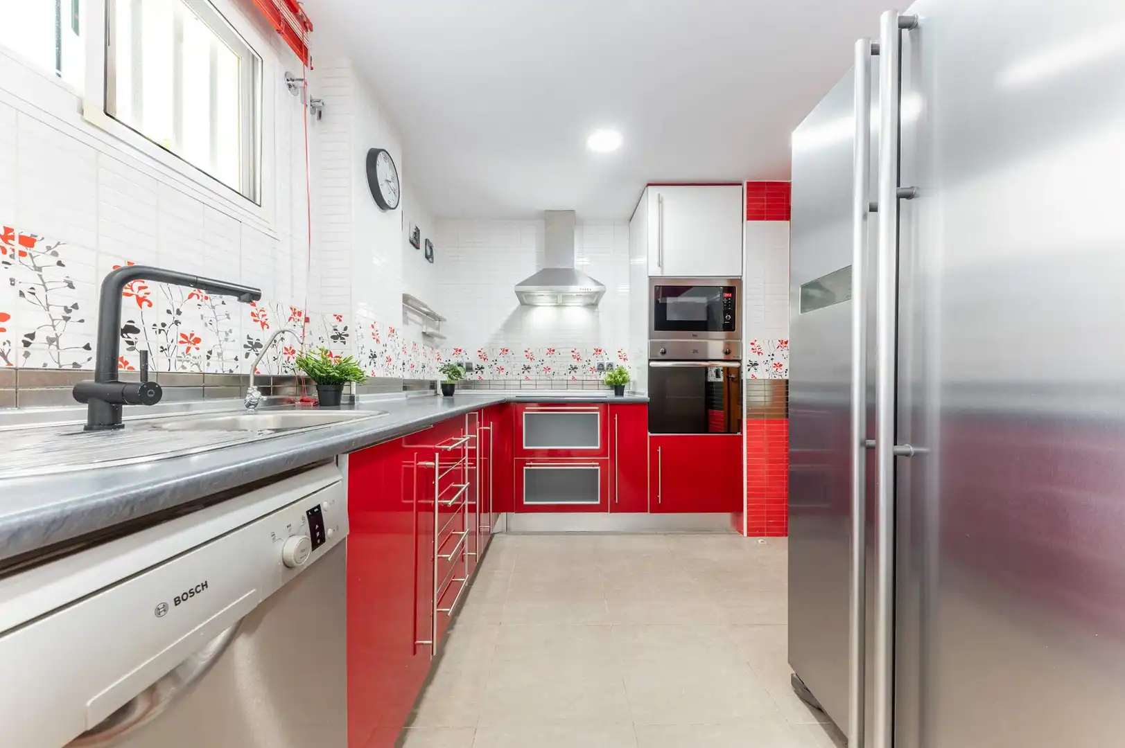 Cocina de Piso en venta en Alicante / Alacant con Terraza, Balcón y Alarma