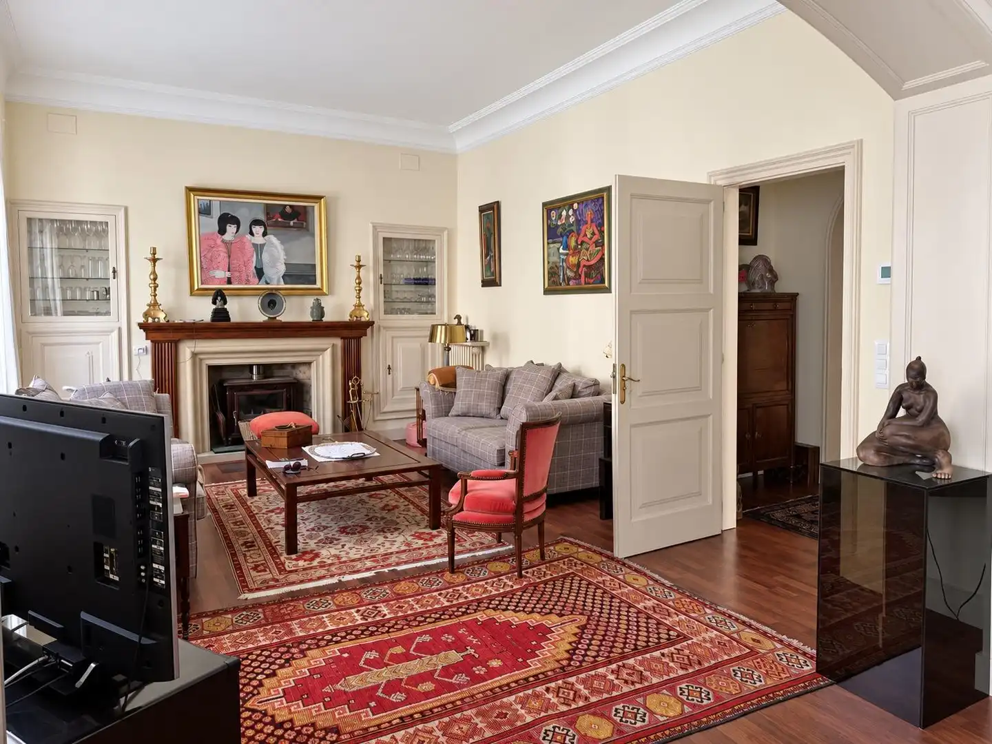 Wohnzimmer von Wohnungen zum Verkauf in Figueres mit Privatgarten und Abstellraum