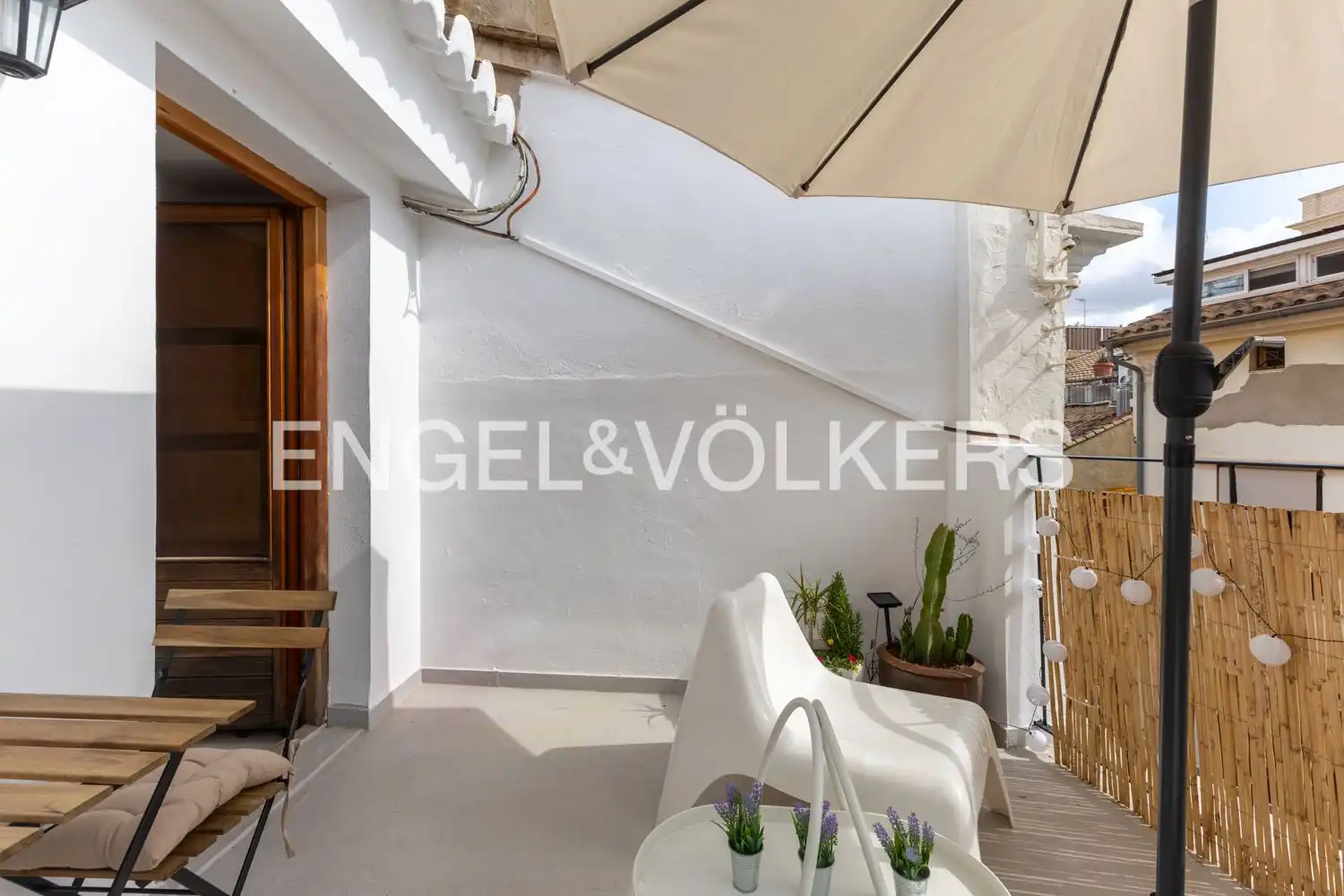 Terrace of Flat for rent in Valencia  with Air Conditioner, Heating and Terrace