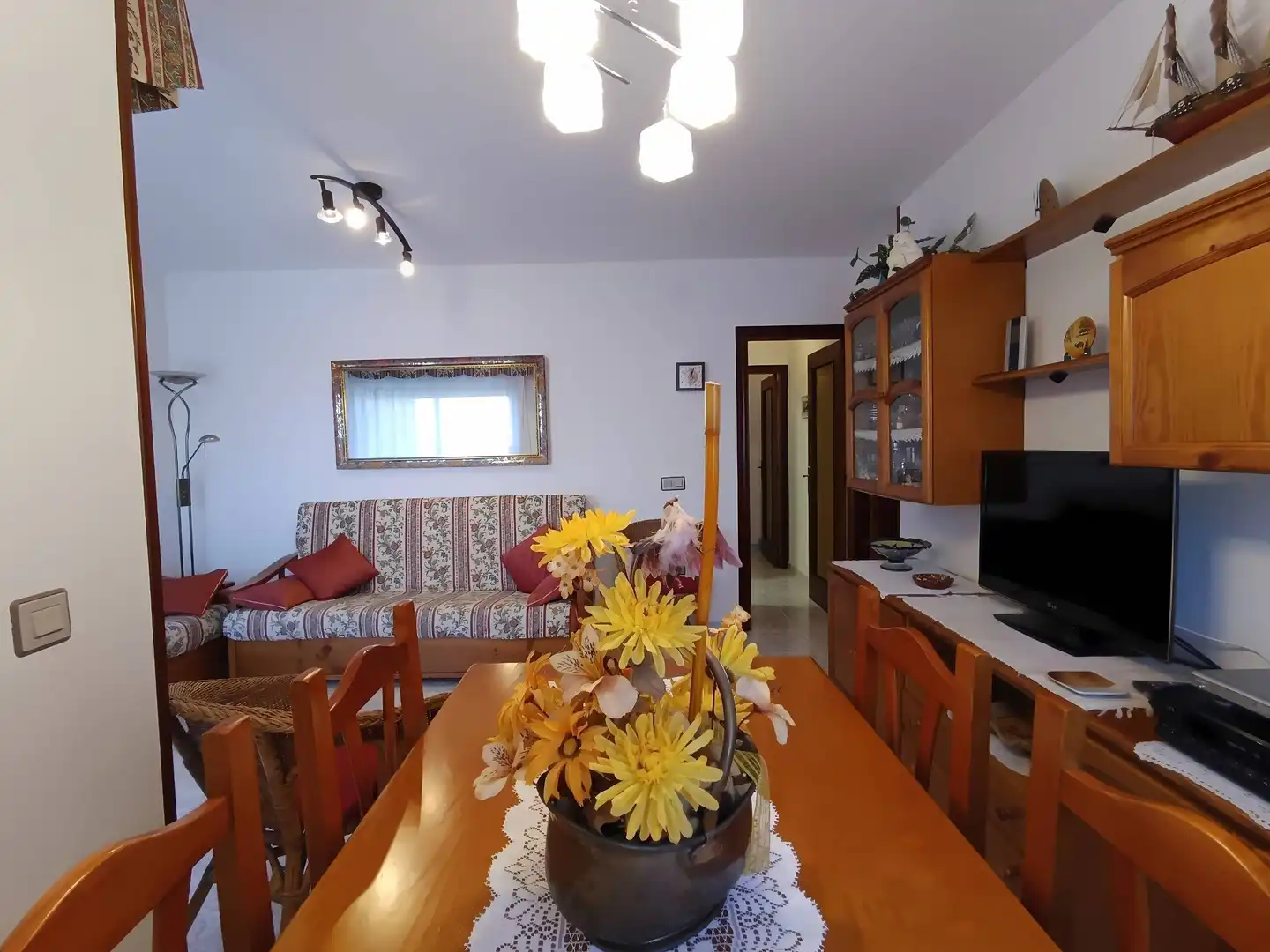 Sala d'estar de Pis en venda en Sant Pere Pescador amb Aire condicionat, Calefacció i Terrassa