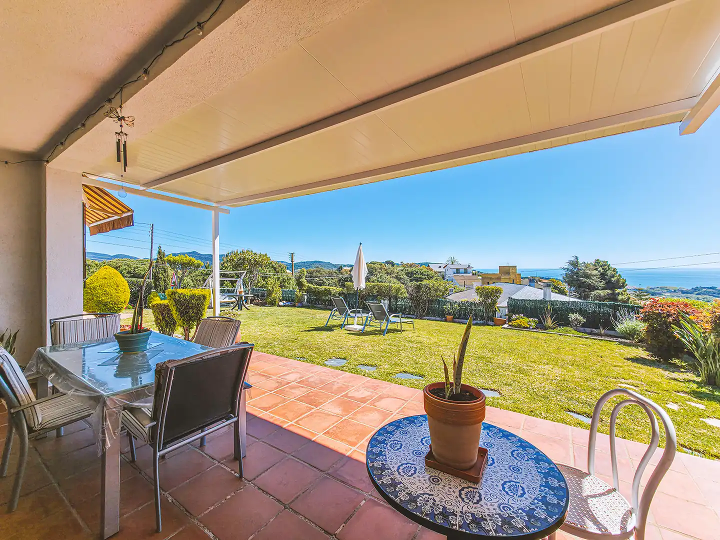Terrasse von Haus oder Chalet zum Verkauf in Sant Cebrià de Vallalta mit Heizung, Privatgarten und Terrasse
