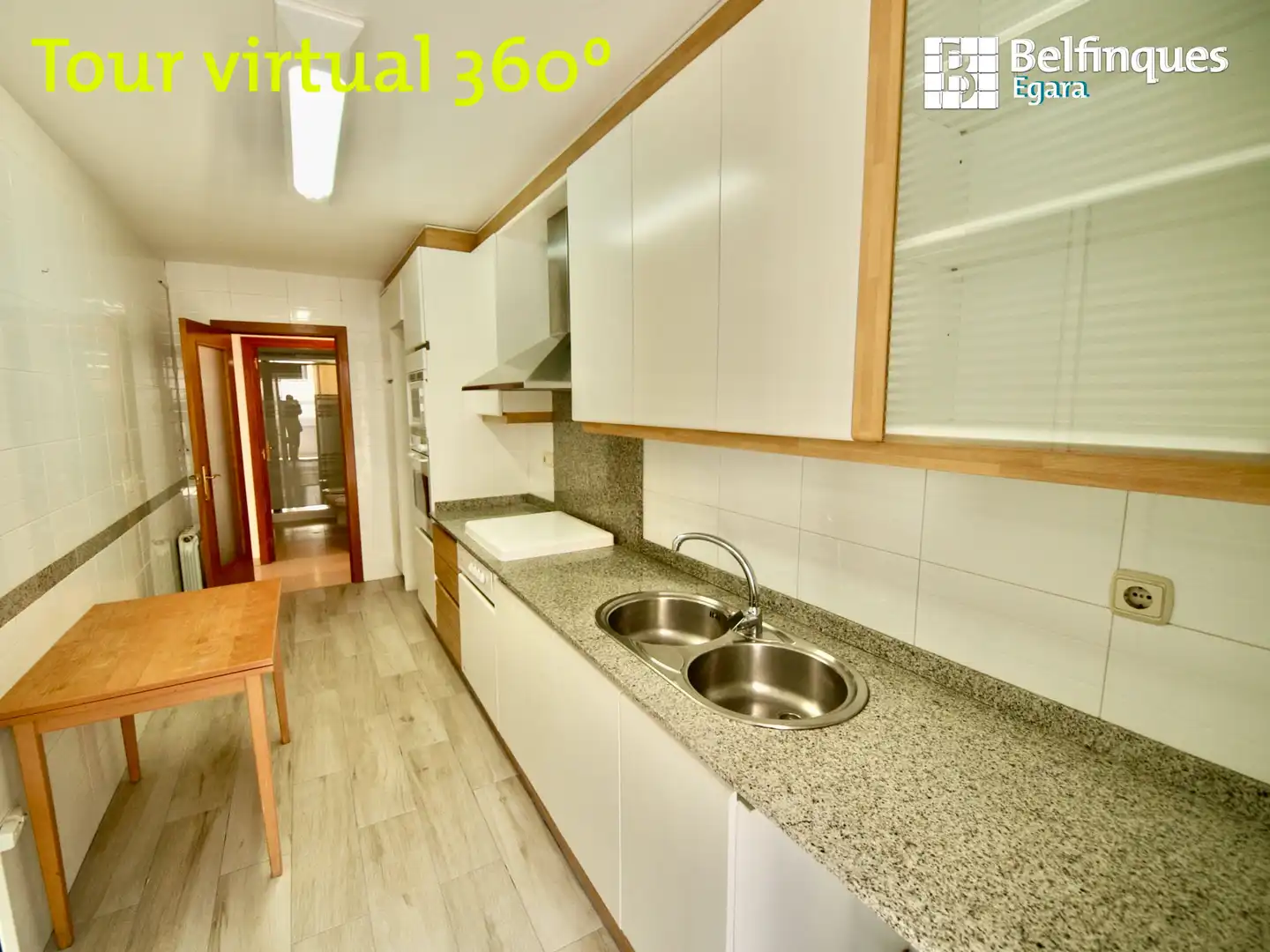 Cocina de Piso de alquiler en Terrassa con Calefacción, Terraza y Horno