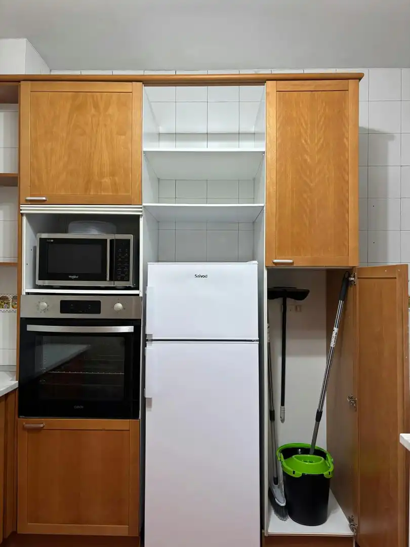Kitchen of Flat for rent in Madrid  with Heating, Furnished and Washing machine