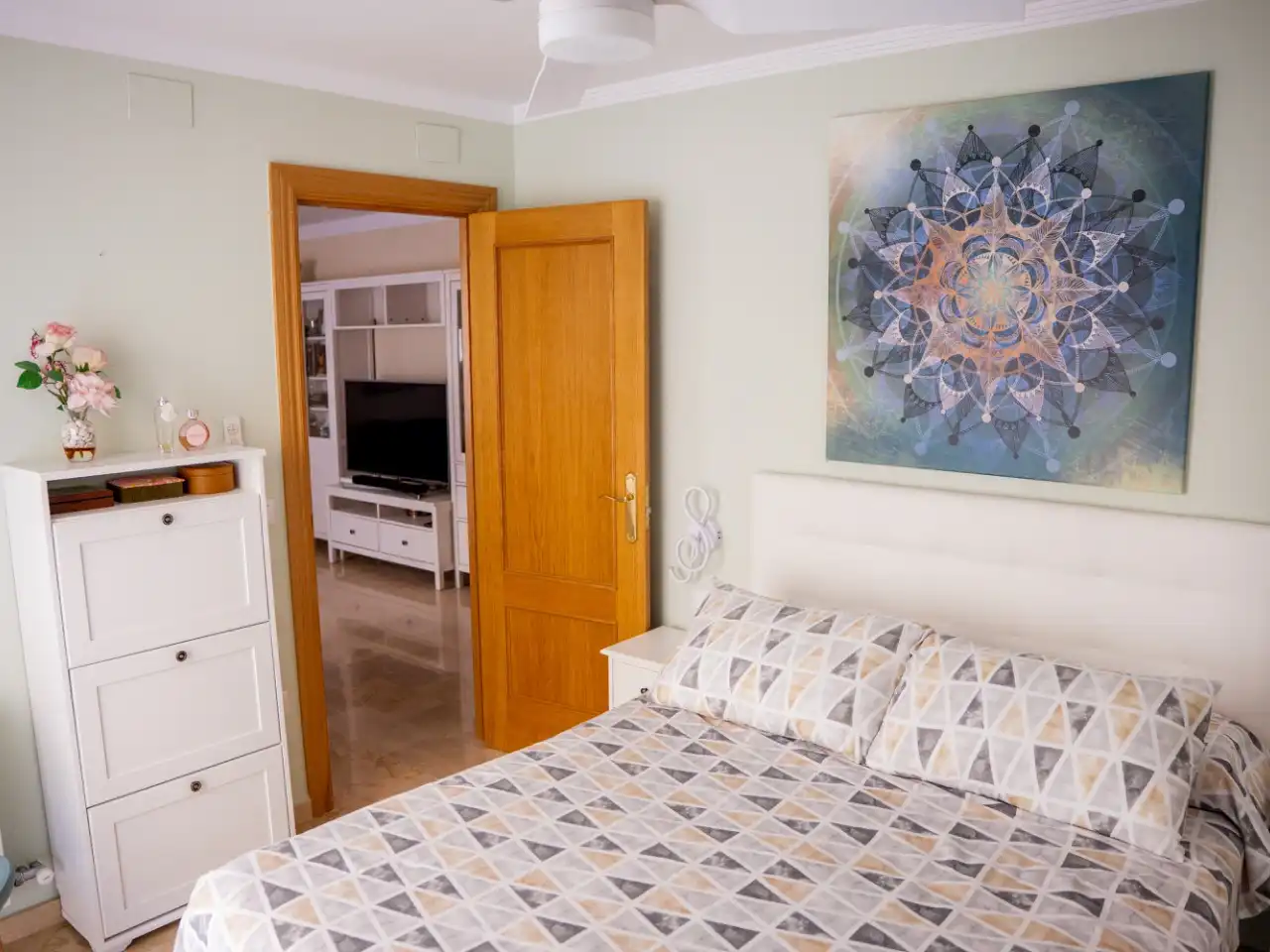 Bedroom of Flat for sale in Maracena  with Air Conditioner, Terrace and Balcony