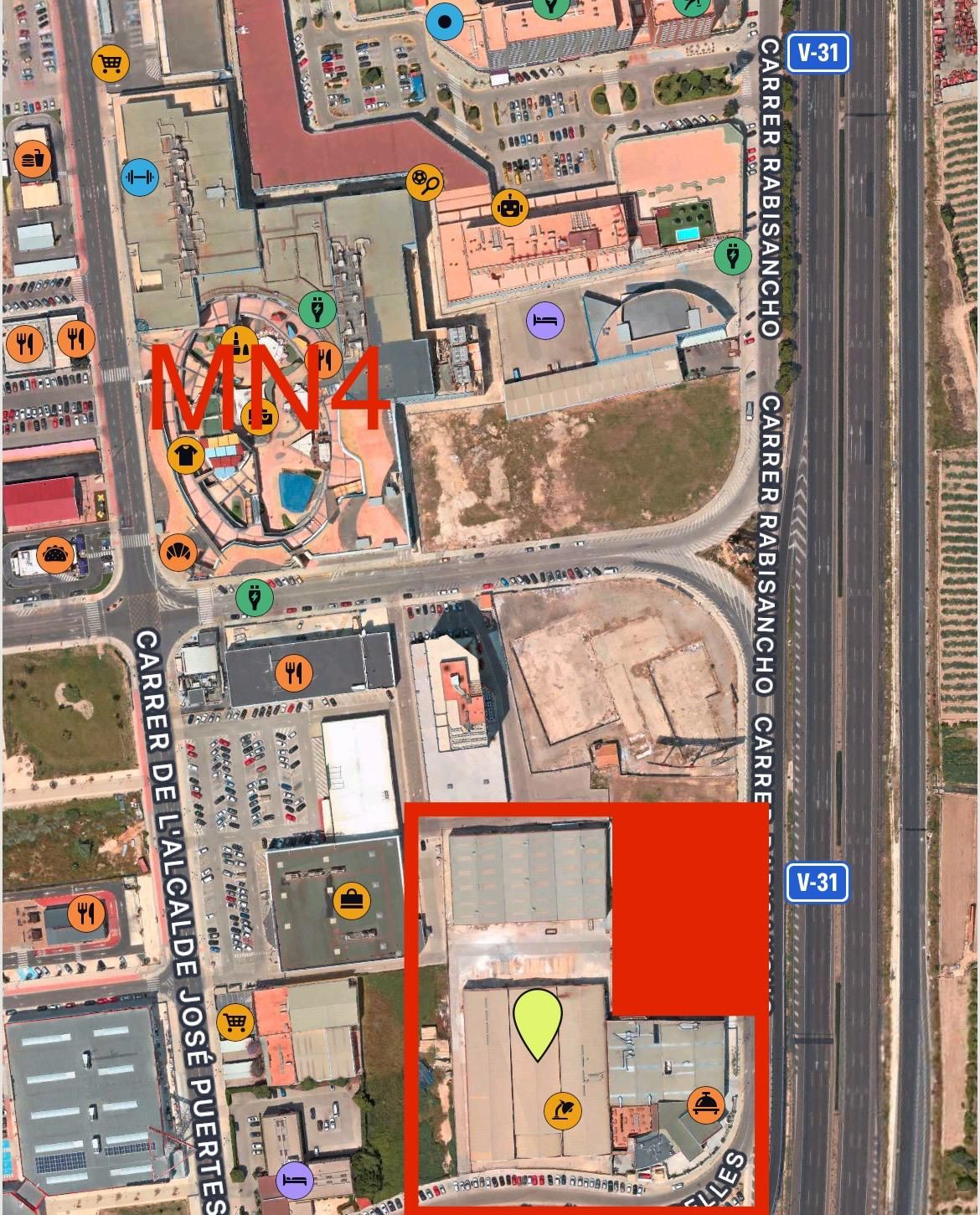 Exterior view of Industrial land for sale in Alfafar