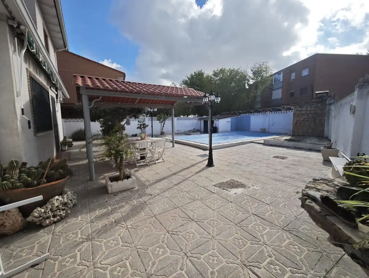 Piscina de Casa adosada en venta en El Álamo con Aire acondicionado, Calefacción y Jardín privado