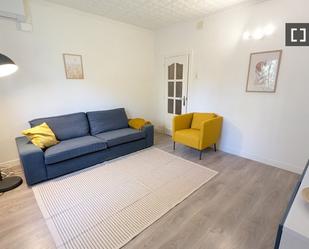 Sala d'estar de Pis de lloguer en  Barcelona Capital amb Aire condicionat, Calefacció i Moblat