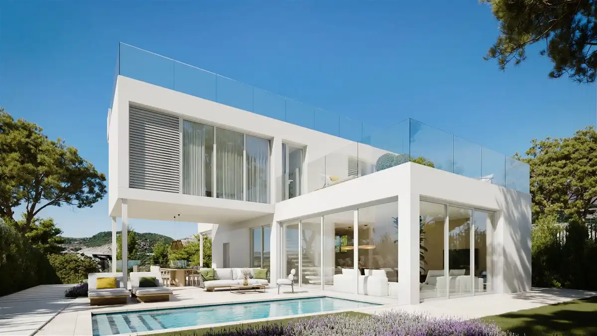 Terrace of Houses for sale in Estepona  with Air Conditioner, Private garden and Swimming Pool