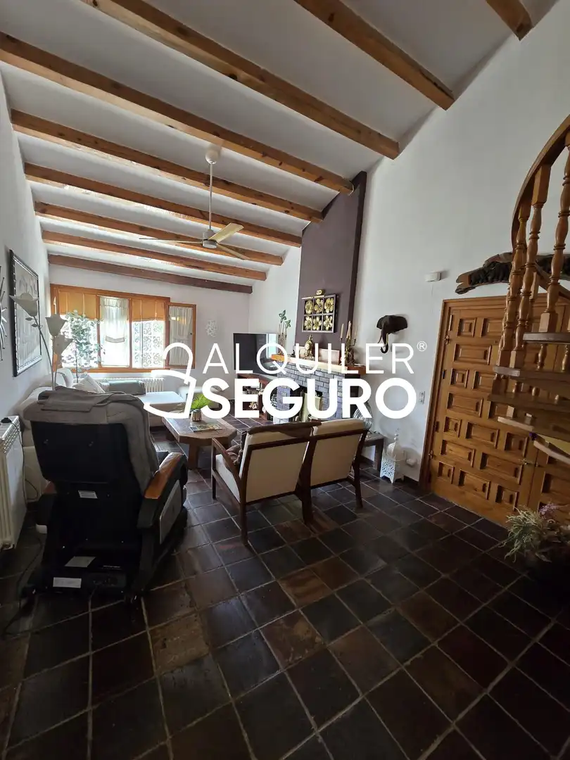 Living room of Houses for rent in Nuevo Baztán  with Air Conditioner, Heating and Terrace