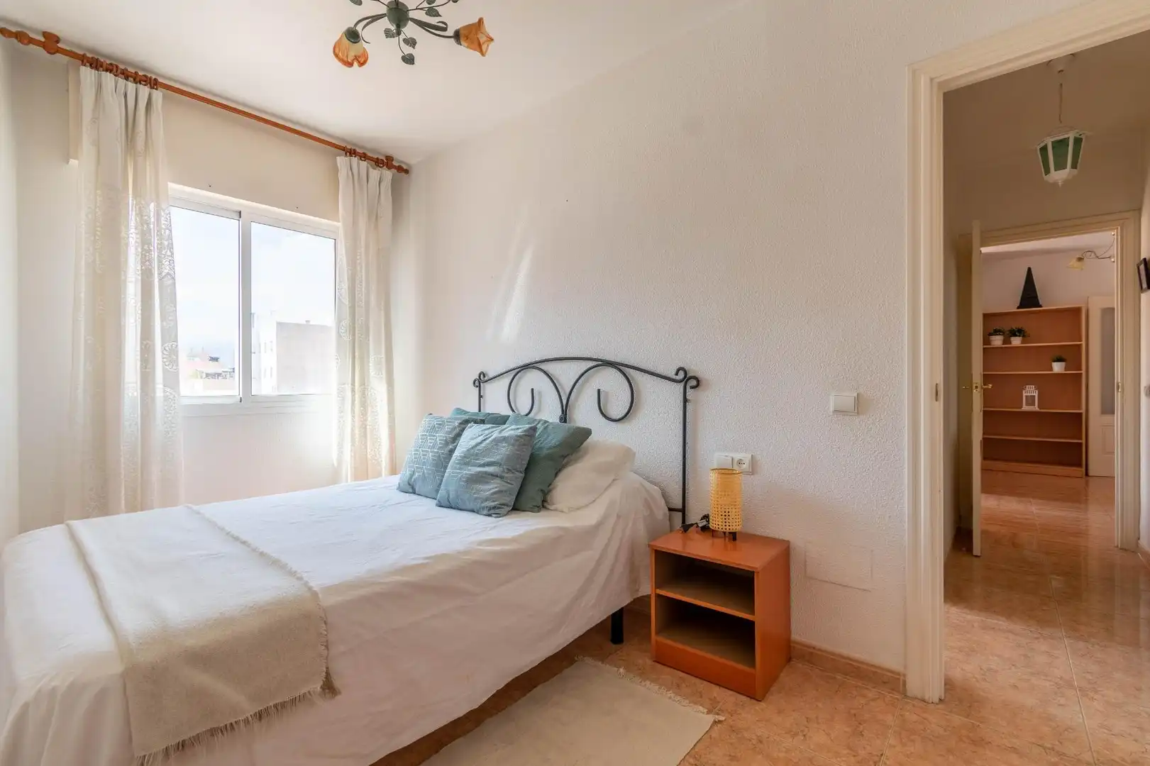 Bedroom of Flat for sale in Almería  with Terrace and Furnished