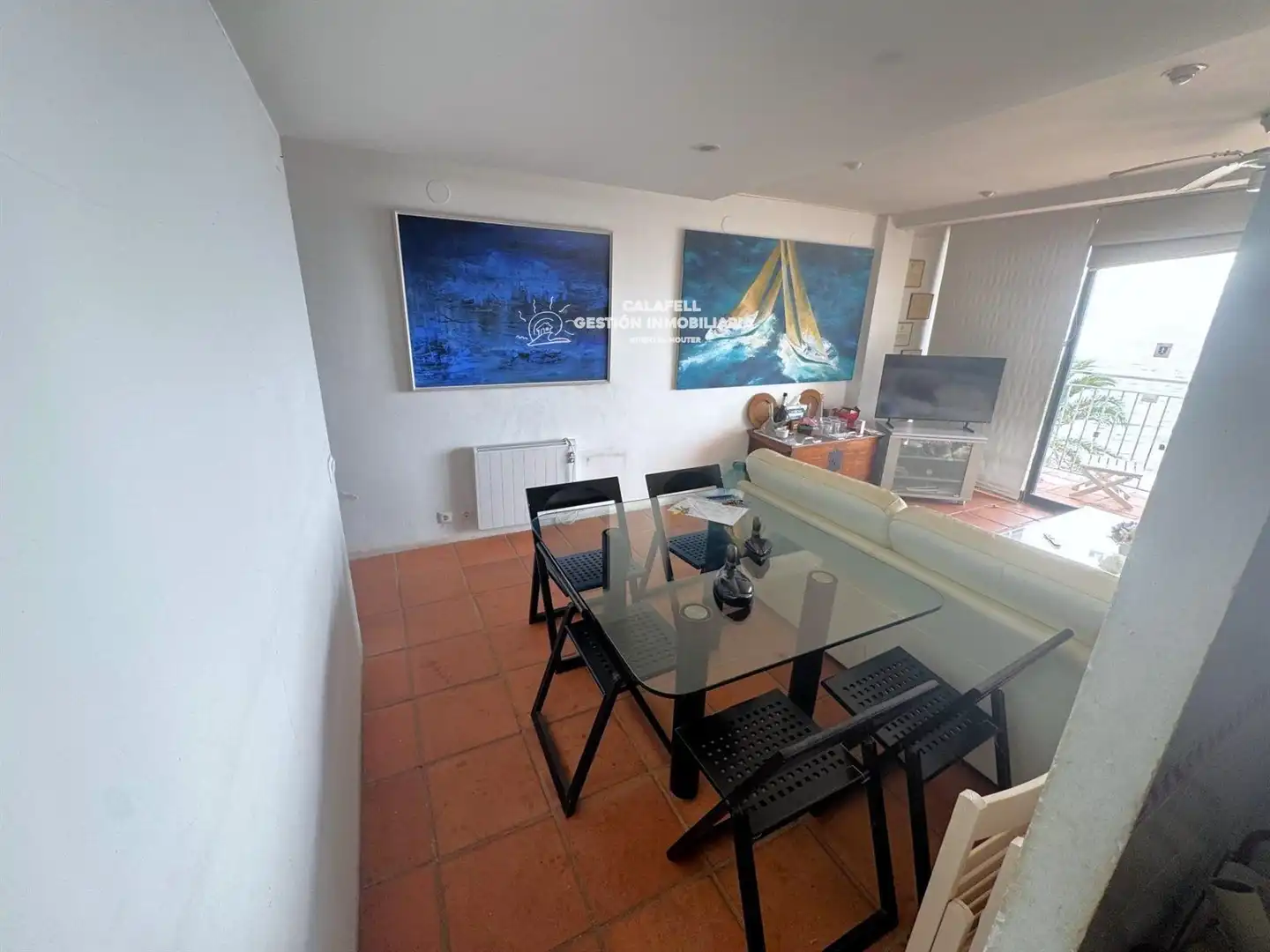 Sala de estar de Piso en venta en Calafell con Terraza, Trastero y Piscina