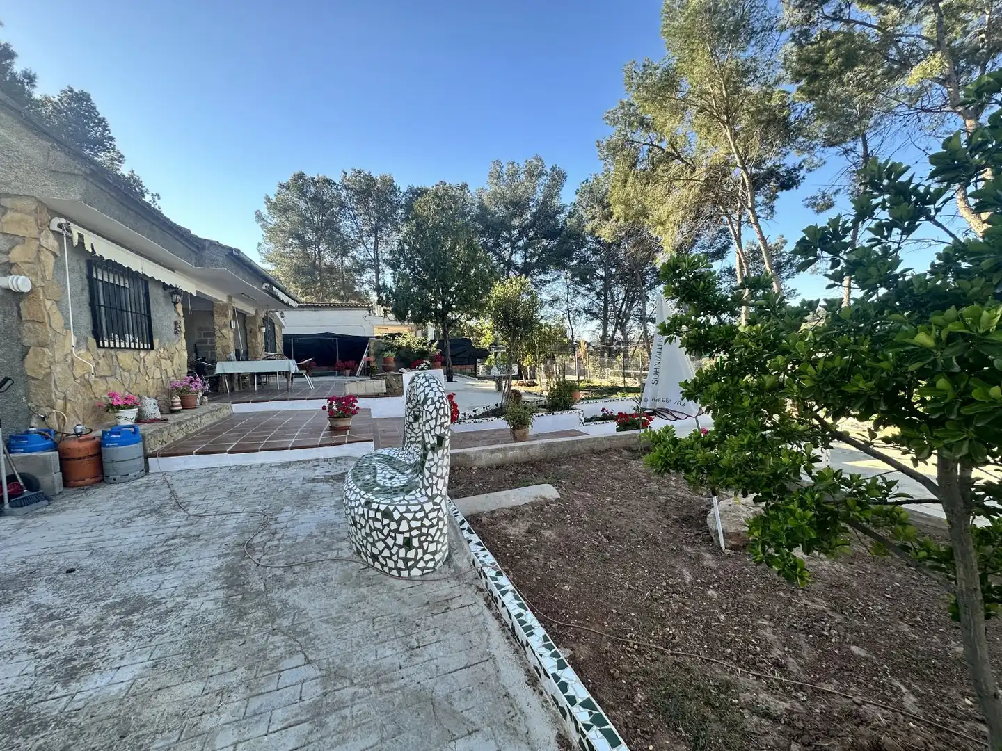 Garden of Houses for sale in Alfara de la Baronia  with Heating, Private garden and Terrace