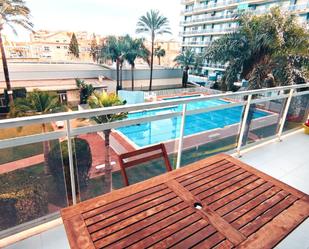 Swimming pool of Flat to rent in Gandia  with Heating, Parquet flooring and Terrace