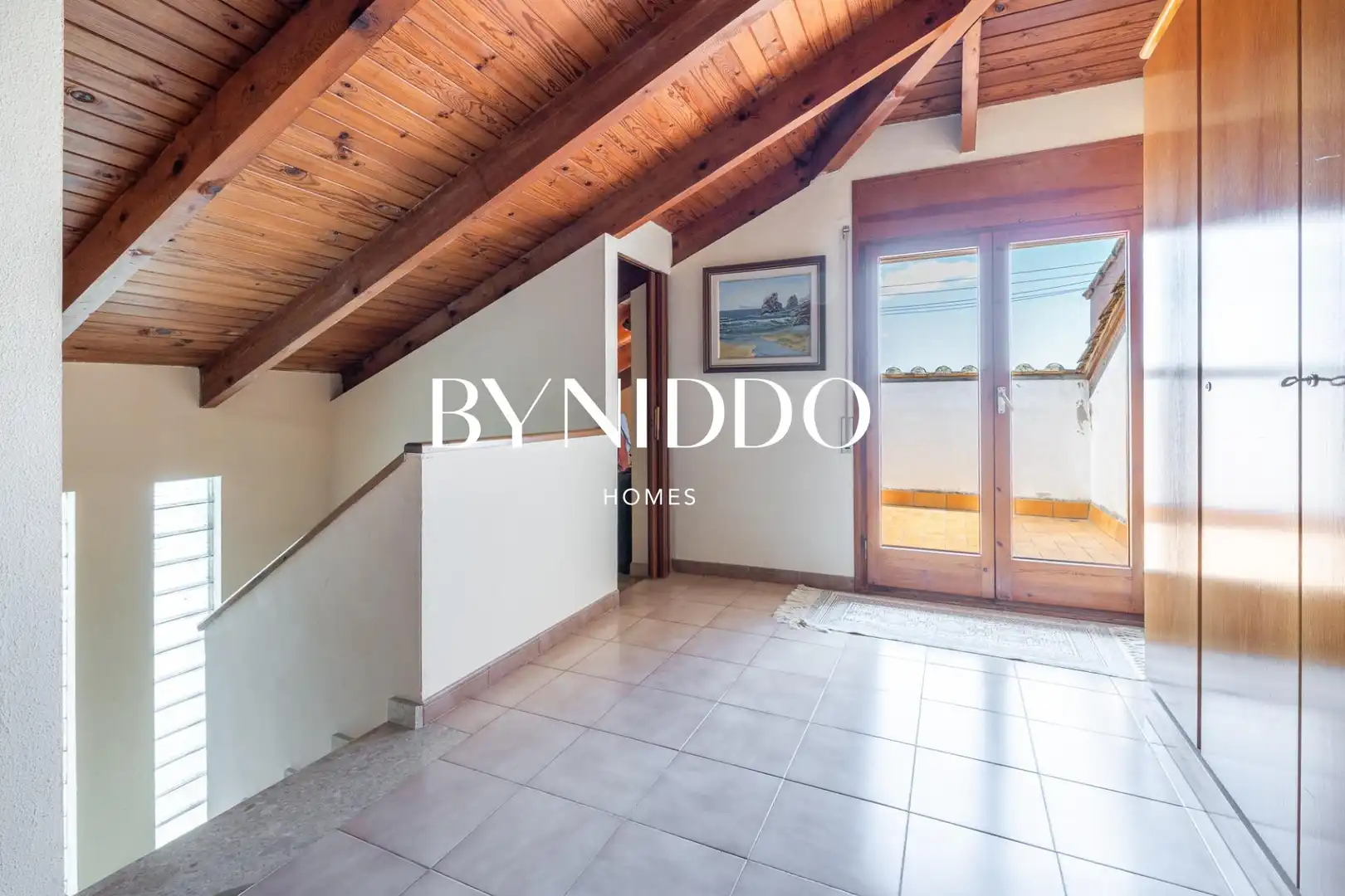 Habitación de Casa adosada en venta en Sant Cugat del Vallès con Aire acondicionado, Calefacción y Jardín privado