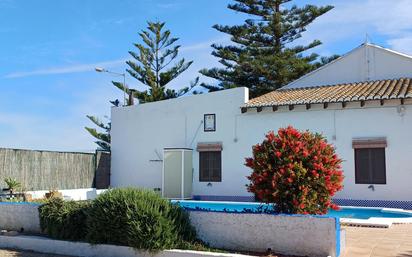 Vista exterior de Casa o xalet en venda en Alboraya amb Aire condicionat, Terrassa i Piscina