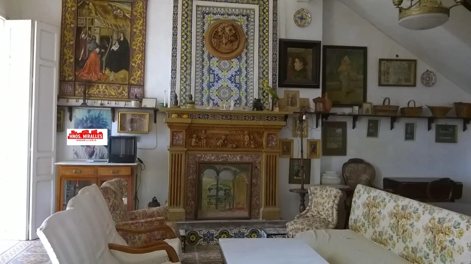 Sala de estar de Finca rústica en venta en Orihuela