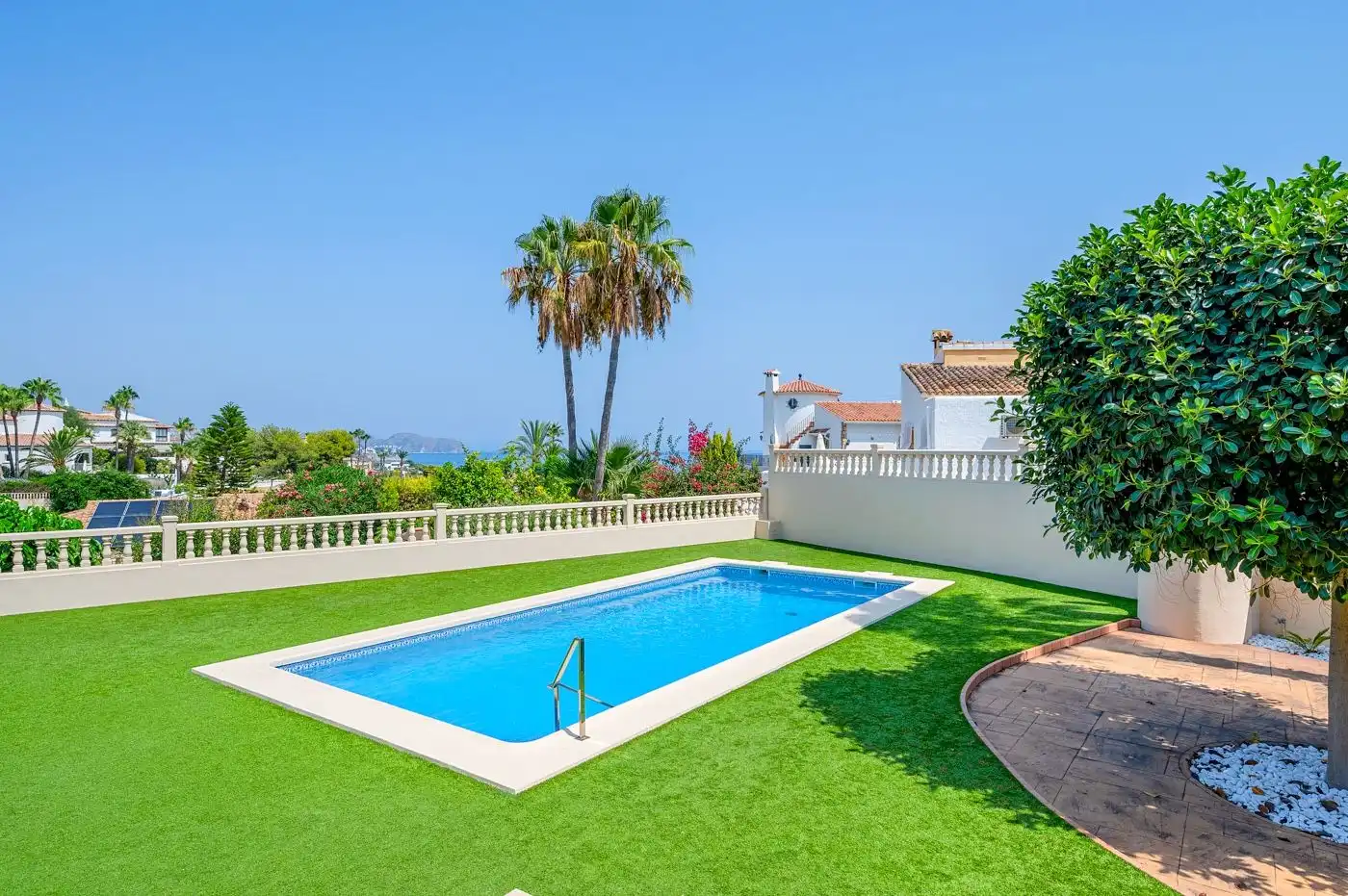 Piscina de Casa o chalet en venta en Benissa con Jardín privado, Terraza y Trastero
