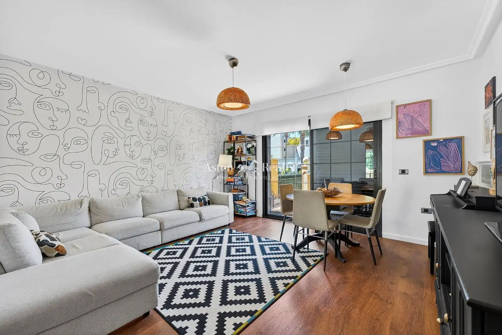Living room of Detached homes for sale in Adeje  with Air Conditioner, Heating and Private garden