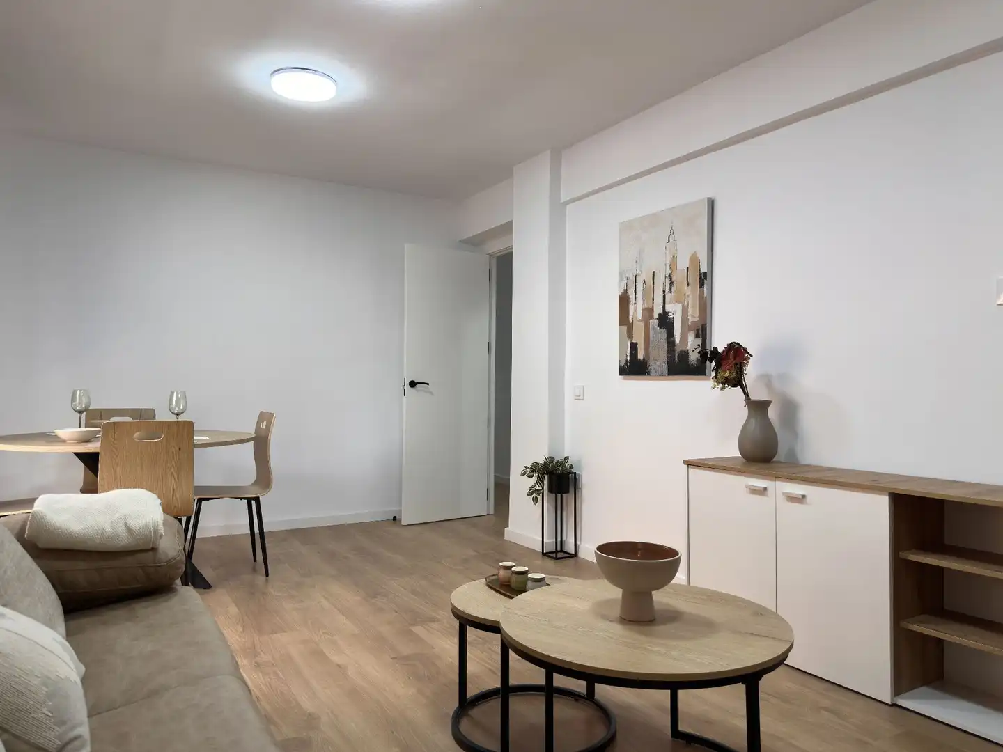 Wohnzimmer von Wohnung zum Verkauf in Albaida mit Heizung, Abstellraum und Möbliert